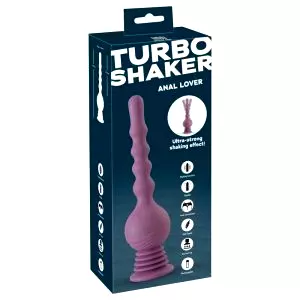 Turbo Shaker - análne dildo (fialové)