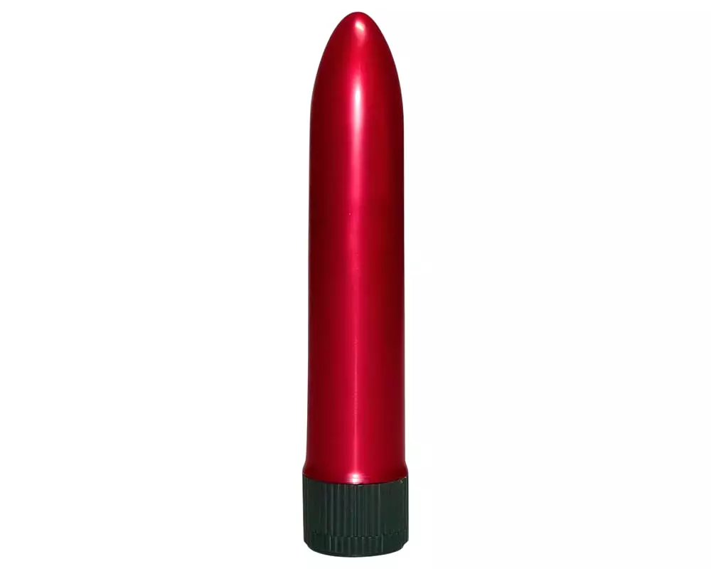 Mini vibrátor - perleťová červená Mini vibrátor - perleťová červená