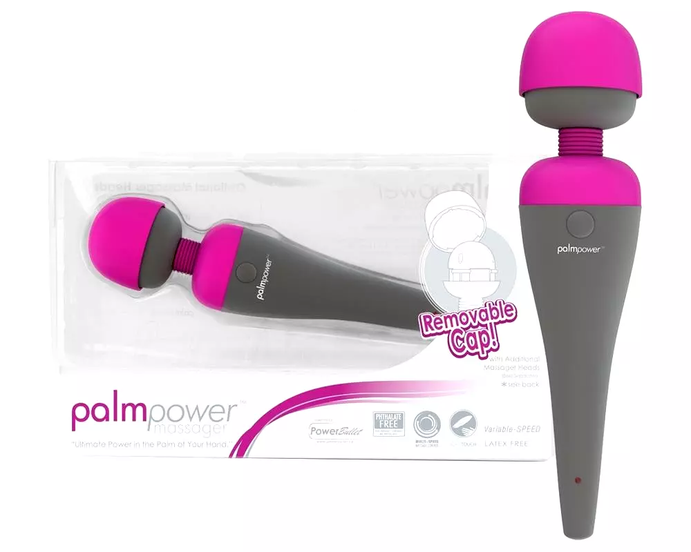 PalmPower masážny vibrátor s vymeniteľnou hlavicou PalmPower masážny vibrátor s vymeniteľnou hlavicou