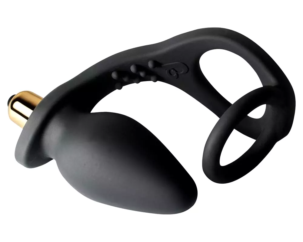 RO-ZEN dvojitý krúžok na penis a análny vibrátor RO-ZEN dvojitý krúžok na penis a análny vibrátor