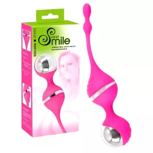 SMILE Love Ball - vibračná venušina guľôčka (ružová)