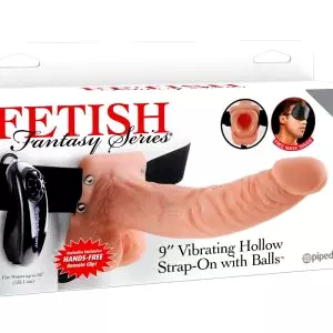 Fetish Strap-on 9 - Nasadzovací vibrátor (prírodná farba)
