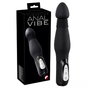 Anal Vibe - pulzujúci análny vibrátor (čierny)
