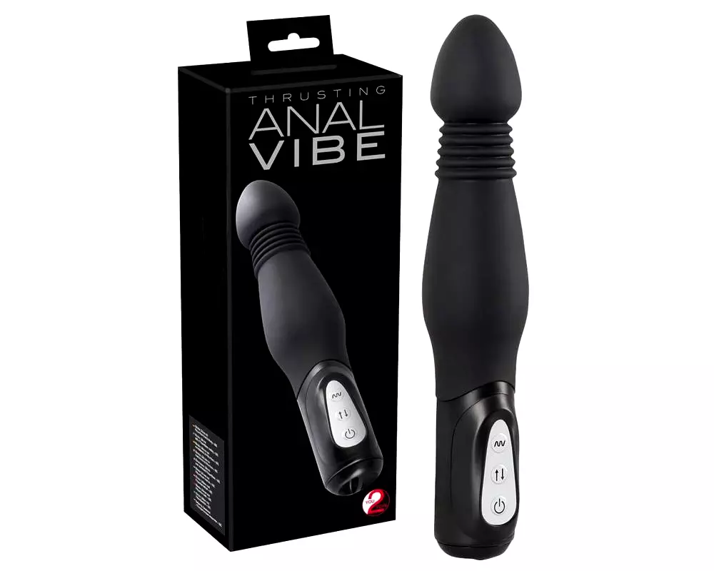 Anal Vibe - pulzujúci análny vibrátor (čierny) Anal Vibe - pulzujúci análny vibrátor (čierny)