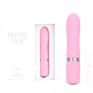 Flirty - nabíjateľný tyčový vibrátor (ružový)