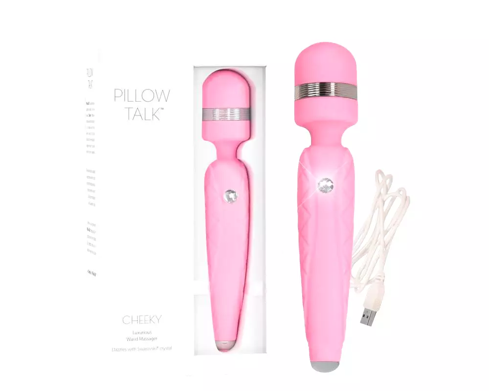 Cheeky Wand - nabíjací masážny vibrátor (ružový) Cheeky Wand - nabíjací masážny vibrátor (ružový)