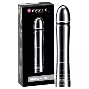 Lesklý Glen - elektro dildo
