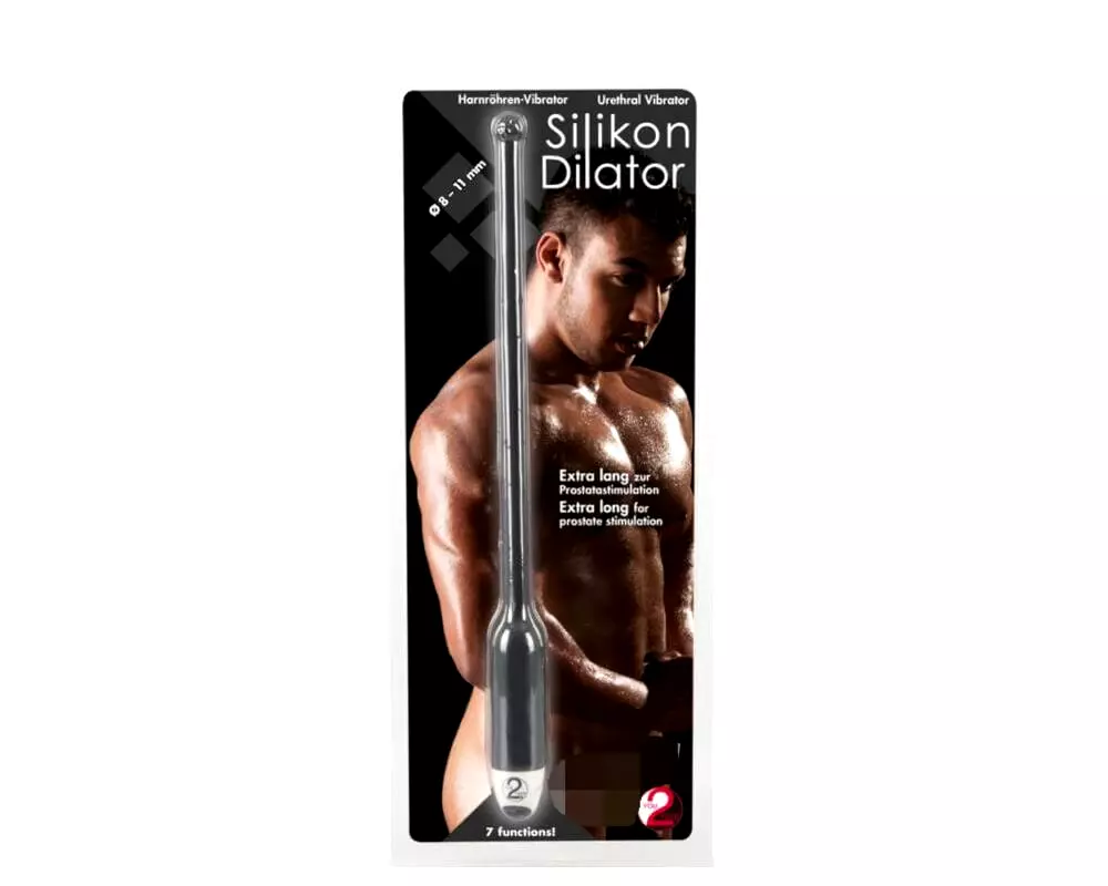 DILATOR - silikónový vibračný katéter - čierny (8-11mm) DILATOR - silikónový vibračný katéter - čierny (8-11mm)