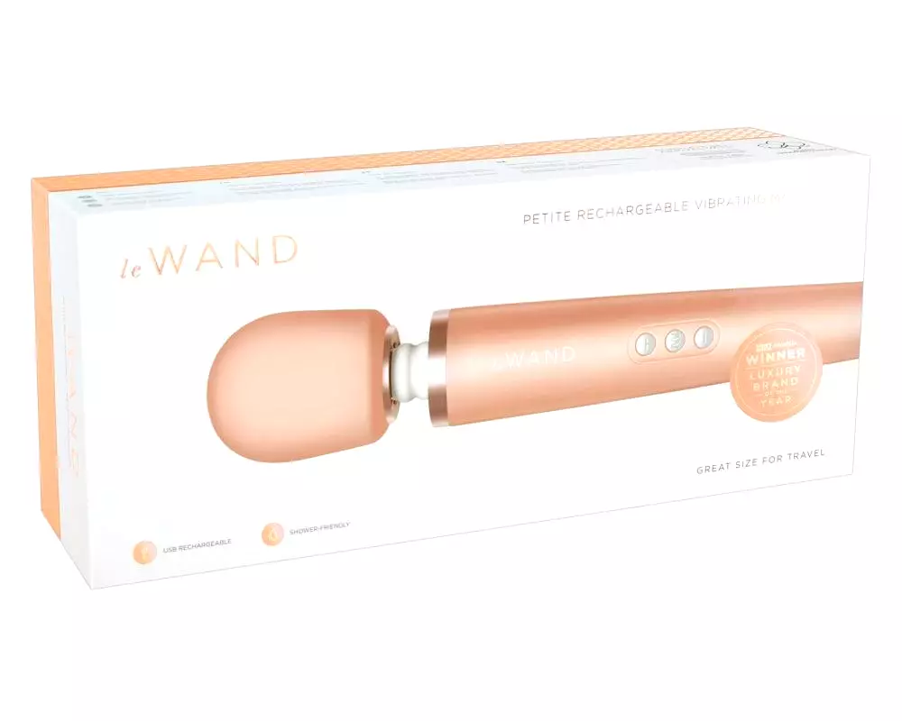 Petite - exkluzívny masážny vibrátor (ružovo-zlatý) Petite - exkluzívny masážny vibrátor (ružovo-zlatý)
