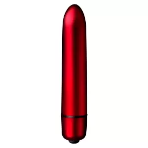 Scarlet Velvet - mini vibračný rúž (10 rytmov) - červený