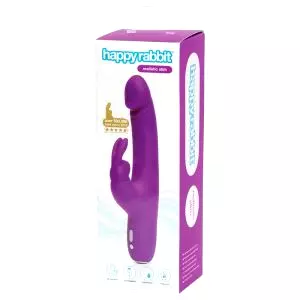 Realistic Slim - nabíjací vibrátor s ramenom na klitoris (fialový)