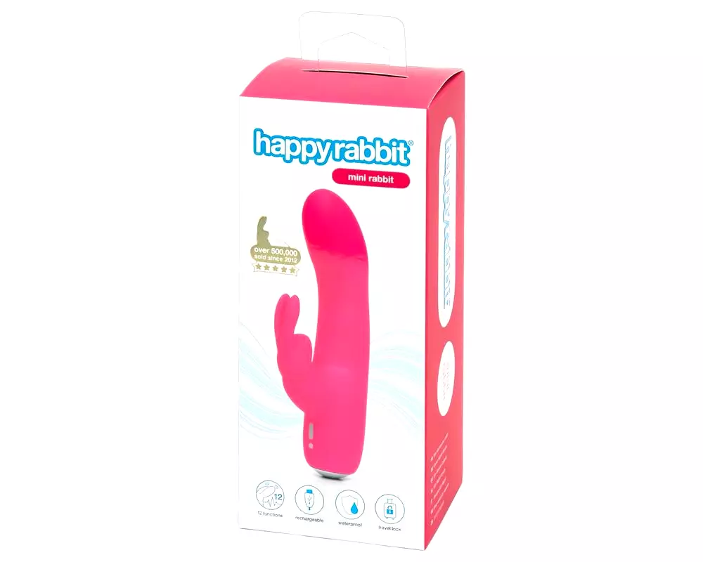 Mini Zajačik - nabíjací vibrátor (ružový) Mini Zajačik - nabíjací vibrátor (ružový)