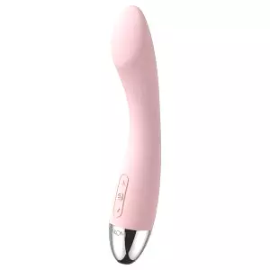 Amy - nabíjateľný vibrátor na bod G (ružový)
