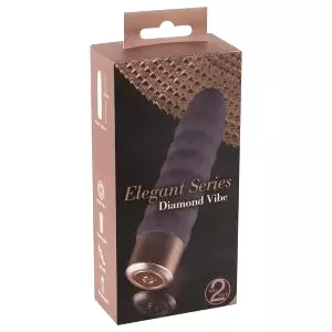 Elegant Diamond - akumulátorový tyčový vibrátor (fialový)