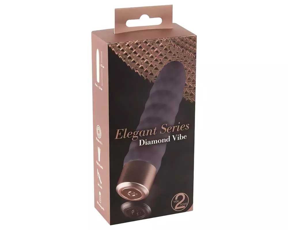 Elegant Diamond - akumulátorový tyčový vibrátor (fialový) Elegant Diamond - akumulátorový tyčový vibrátor (fialový)