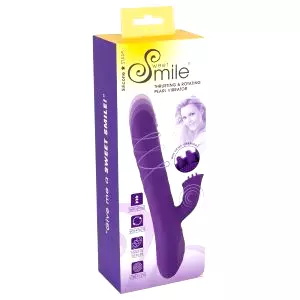 Smile Pearl - perlový pulzný vibrátor (fialový)