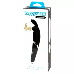 Wand - nabíjací masážny vibrátor (čierny)