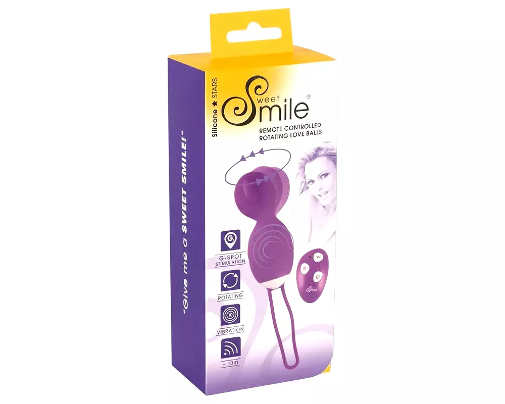 SMILE Love Ball - rotačné vibračné vajíčko (fialové) SMILE Love Ball - rotačné vibračné vajíčko (fialové)