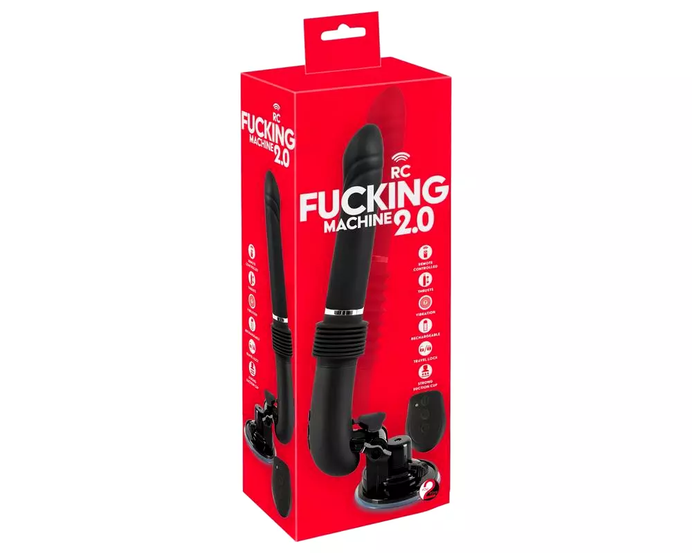 RC Šukací Stroj 2.0 - akumulátorový lökací vibrátor (čierny) RC Šukací Stroj 2.0 - akumulátorový lökací vibrátor (čierny)