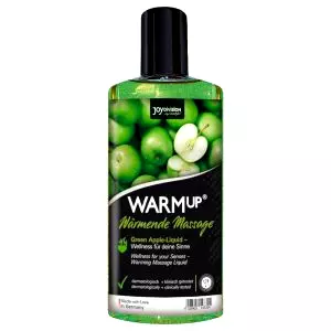 WARMup - hrejivý masážny olej - zelené jablko (150ml)