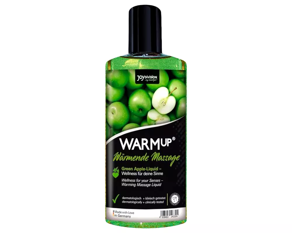 WARMup - hrejivý masážny olej - zelené jablko (150ml) WARMup - hrejivý masážny olej - zelené jablko (150ml)