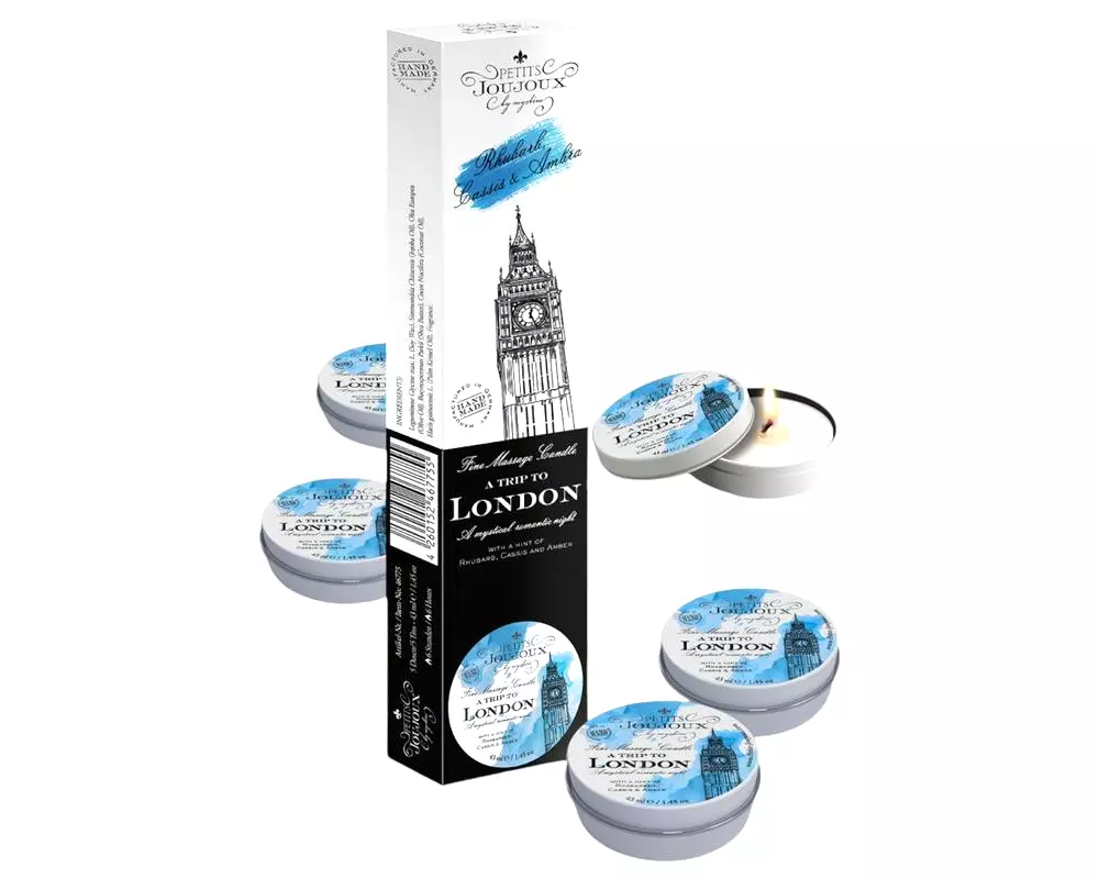 London sviečka - rebarbora-jantár (5x43ml) London sviečka - rebarbora-jantár (5x43ml)