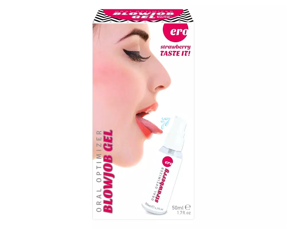Gél na orálny sex - lubrikačný gél s príchuťou jahody (50ml) Gél na orálny sex - lubrikačný gél s príchuťou jahody (50ml)