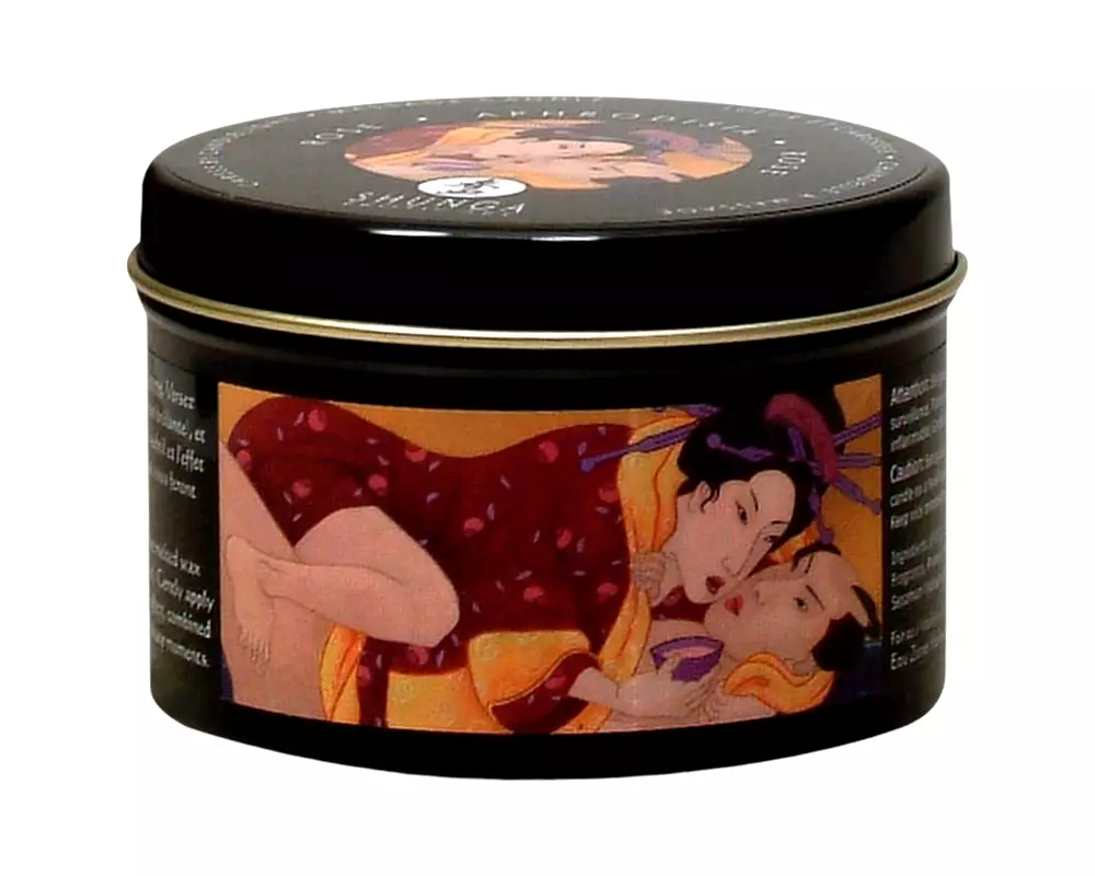 Telová sviečka - afrodiziakum - ruža (170 ml) Telová sviečka - afrodiziakum - ruža (170 ml)