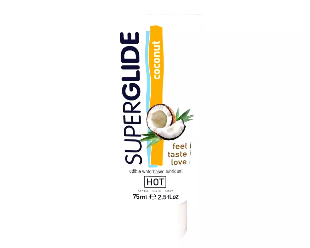 Superglide Kokos - jedlý lubrikant (75 ml) Superglide Kokos - jedlý lubrikant (75 ml)