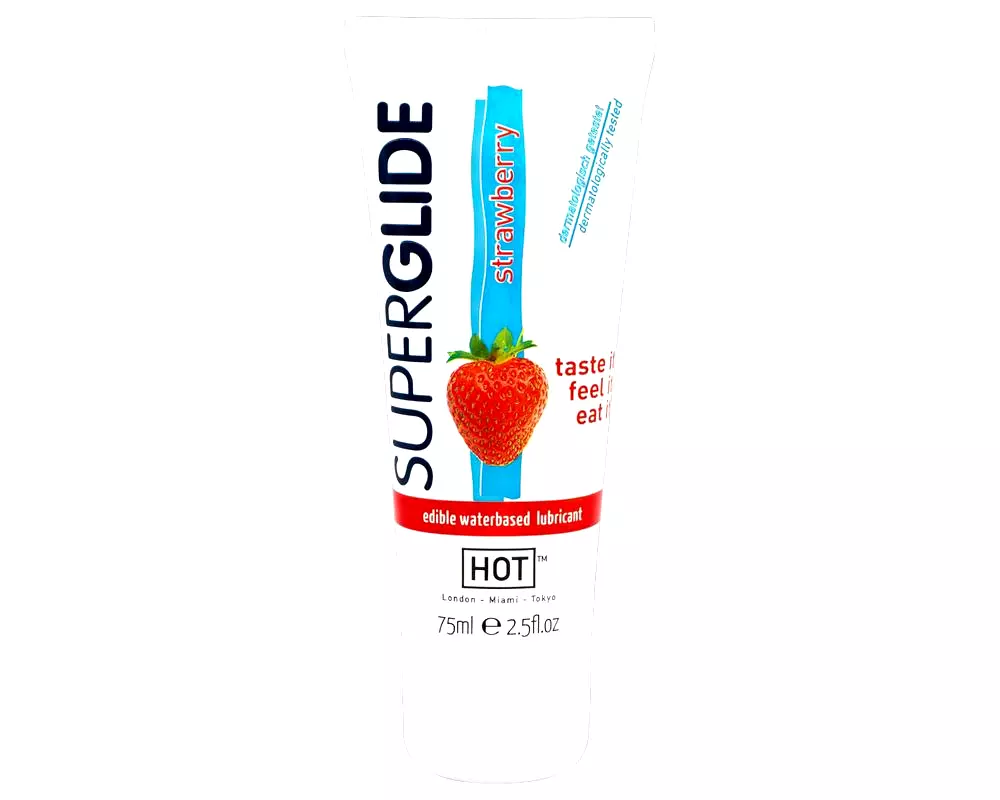 Superglide Jahoda - jedlý lubrikant (75ml) Superglide Jahoda - jedlý lubrikant (75ml)