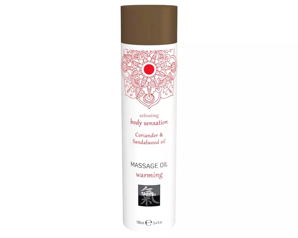 Shiatsu Warming - masážny olej - koriander-santalové drevo 100ml Shiatsu Warming - masážny olej - koriander-santalové drevo 100ml