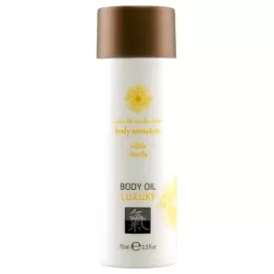 Shiatsu Luxury - jedlý masážny olej - vanilka (75 ml)