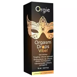 Orgasm Drops Vibe - šumivý intímny gél pre ženy (15 ml)