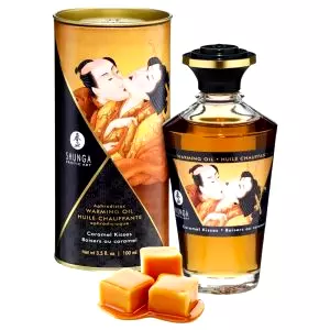 Hrejivý masážny olej - karamel (100ml)