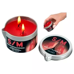 BDSM Sviečka - parafínová telová sviečka (100 ml)