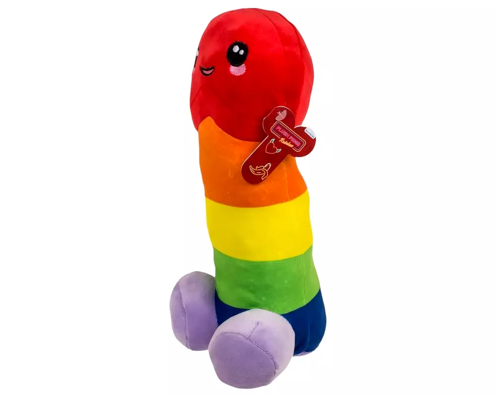 Plyšový penis dúhový - 30 cm Plyšový penis dúhový - 30 cm