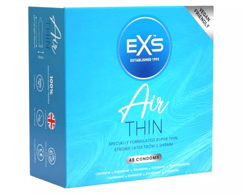 Air Thin - ultra tenké latex kondómy (48 ks) Air Thin - ultra tenké latex kondómy (48 ks)