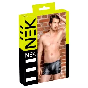 Nitovaný boxer so zipsom (čierny)