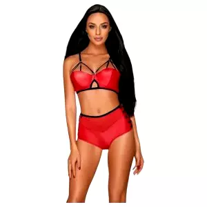 Leatheria - červený kožený vzhľad pre váš sexi šarm