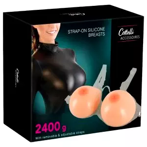 Silikónové push-up prsia na pripevnenie (2x1200g)