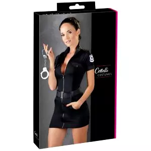 Police - sexy policajtka kostým (čierny)