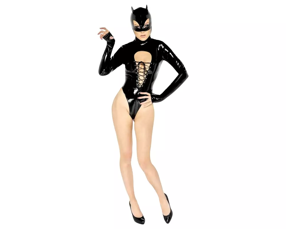 Black Velvet - celotelový Batwoman overall (čierny) Black Velvet - celotelový Batwoman overall (čierny)