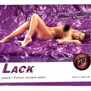 Lakovaná plachta - 200x220cm (fialová)