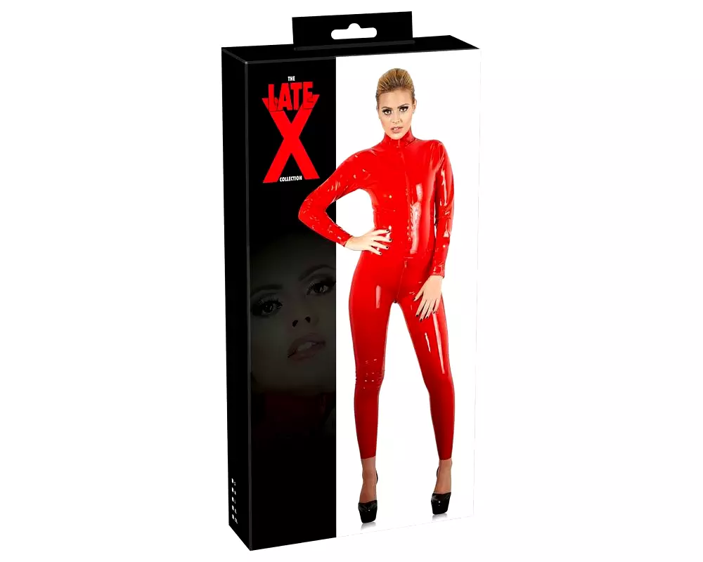 LATEX - dámsky overal s dlhým rukávom (červený) LATEX - dámsky overal s dlhým rukávom (červený)