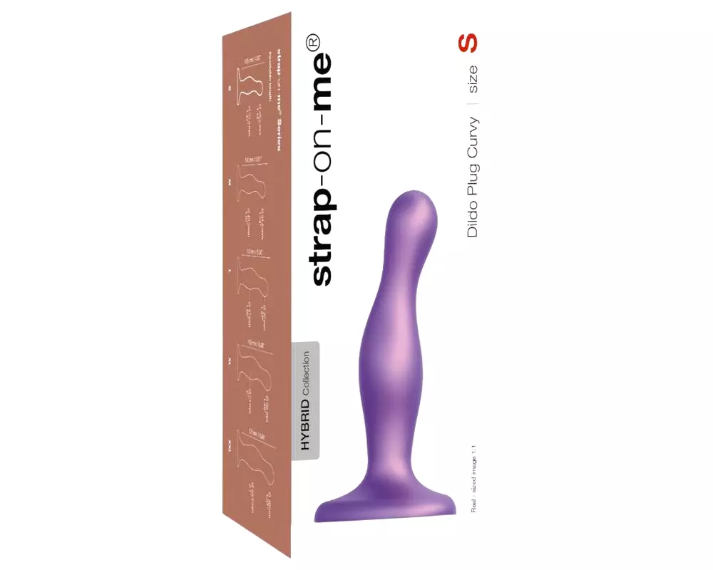 Zakryjte ma Krivka S - vlnité dildo s prísavkou (fialové) Zakryjte ma Krivka S - vlnité dildo s prísavkou (fialové)