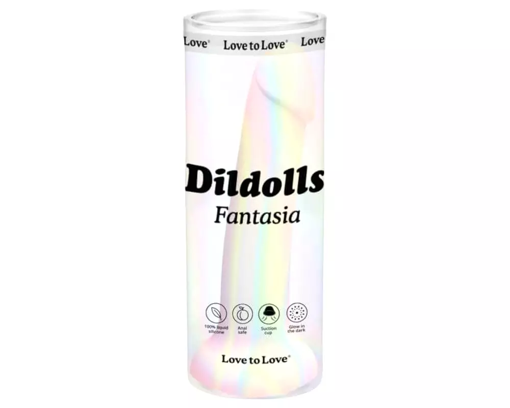 Fantasia - silikónové dildo s prísavkou (prúžkované) Fantasia - silikónové dildo s prísavkou (prúžkované)