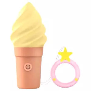 Cand Ice - akumulátorový klitorisový vibrátor (vanilka)
