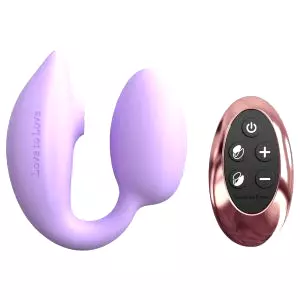 Wonderlover - vibrátor na stimuláciu G-bodu a klitorisu (fialový)