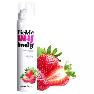 Štekli ma - masážna pena - jahoda (150ml)