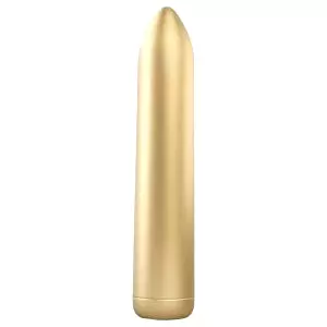 Rocket Bullet - nabíjací tyčový vibrátor (zlatý)
